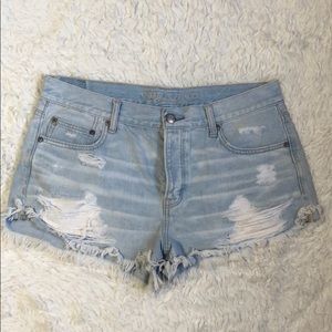 American Eagle High-Waisted Jean Shorts